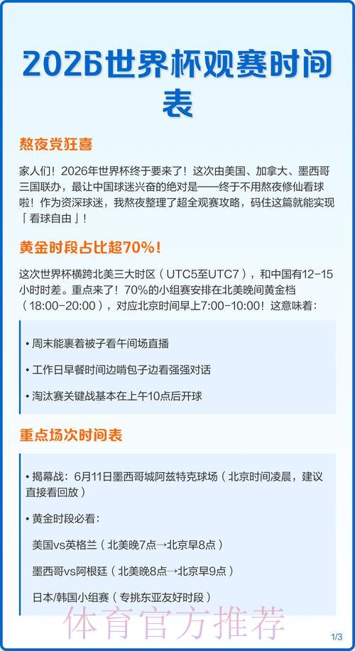 2026世界杯观赛攻略分享，轻松享受赛场乐趣